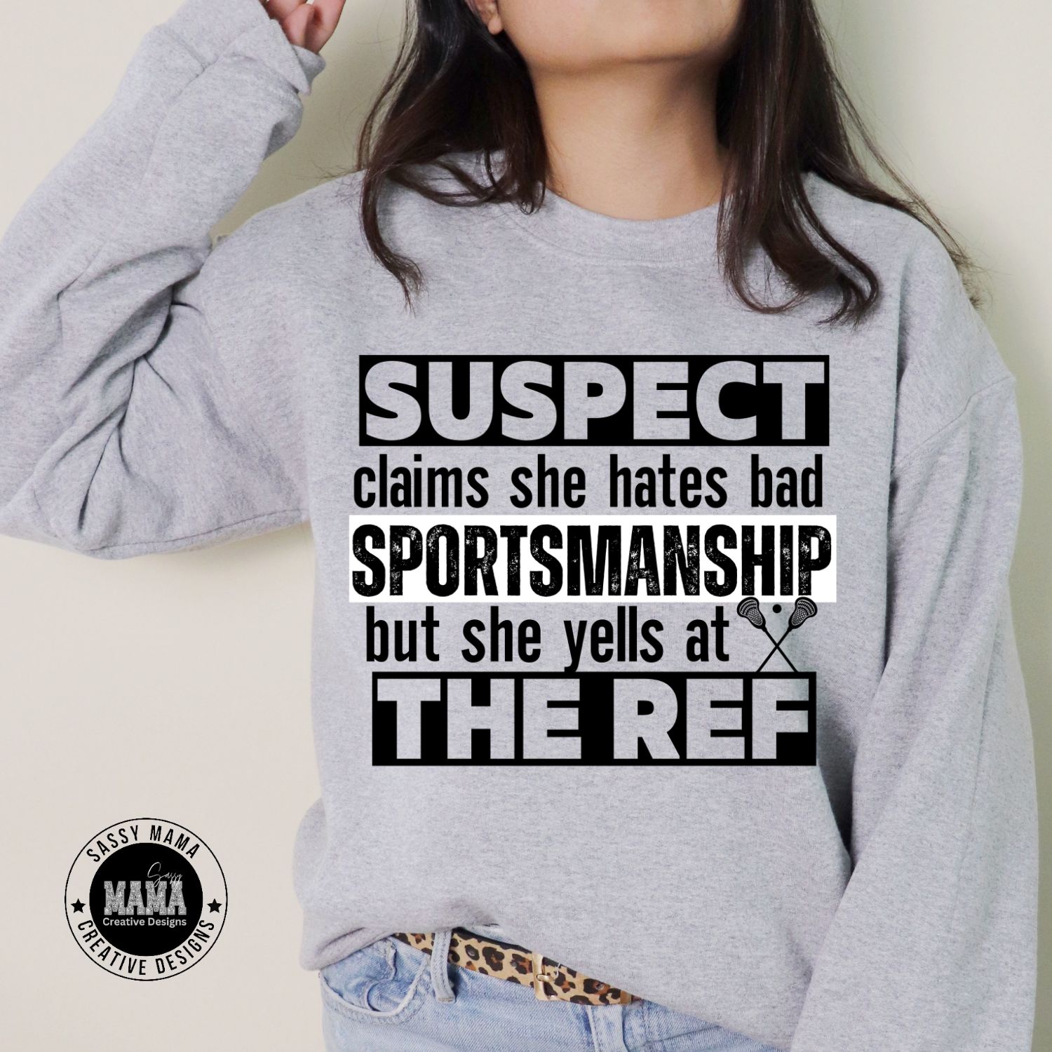 Claims She hates Bad Sportsmanship Lacrosse Shirt