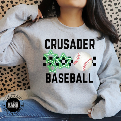 Central Catholic Crusaders Baseball Neon Star Shirt