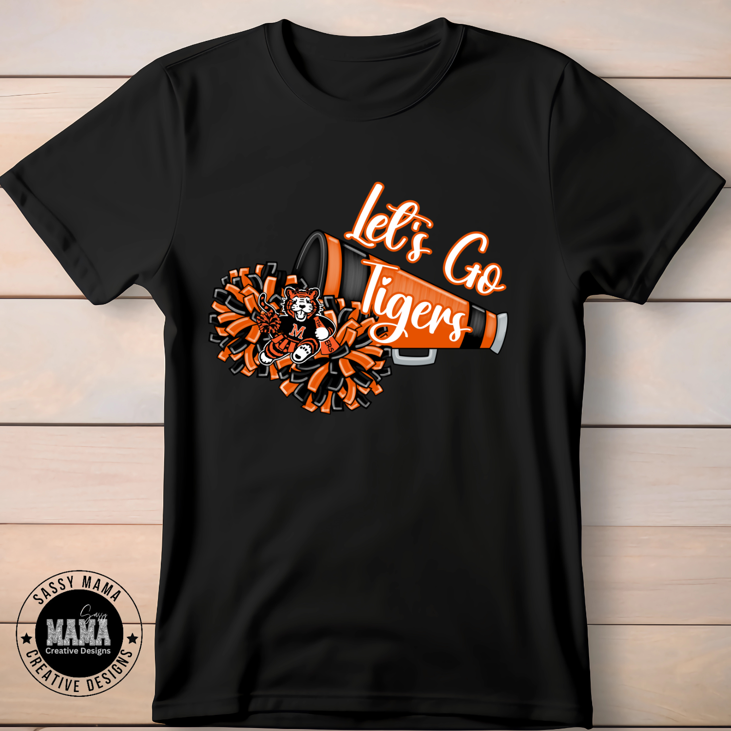 Let&#39;s Go Tigers Cheer Shirt