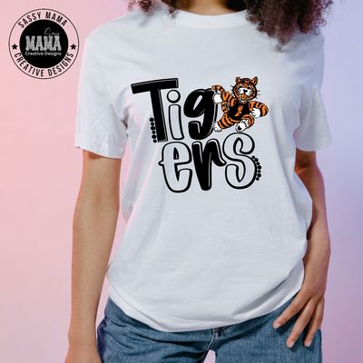 Massillon Tiger Track Doodle Shirt