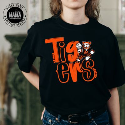 Massillon Tiger Volleyball Doodle Shirt