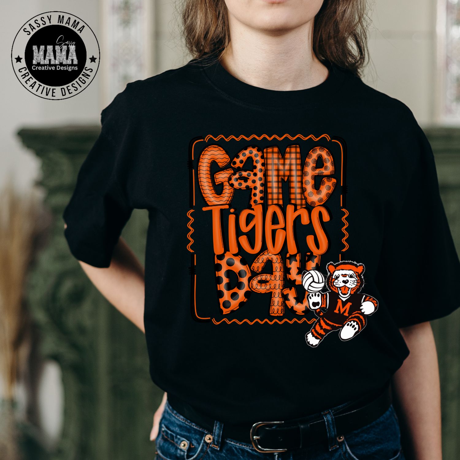 Massillon Volleyball Game Day Tigers Shirt