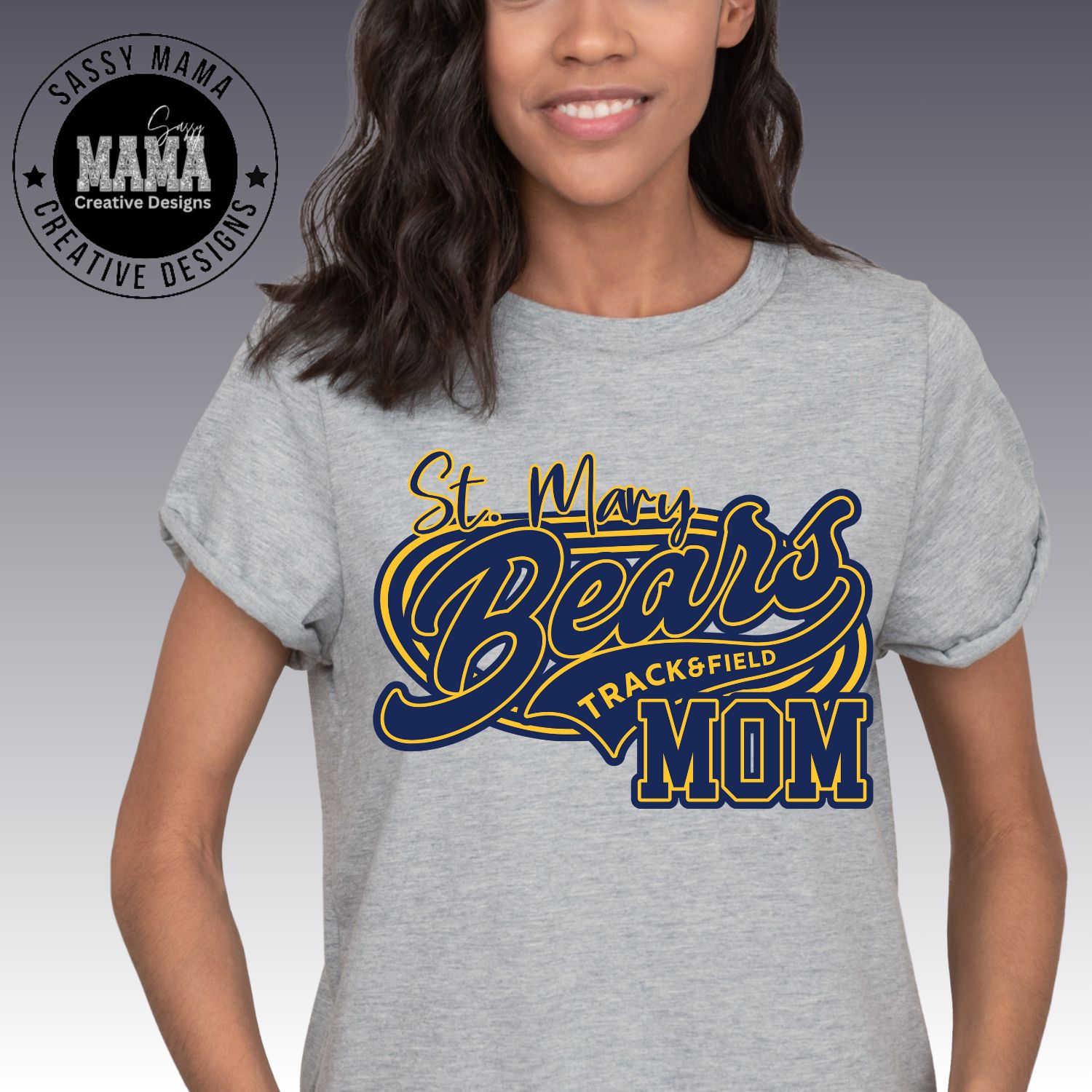 St. Mary Bears Track and Field Mom Shirt