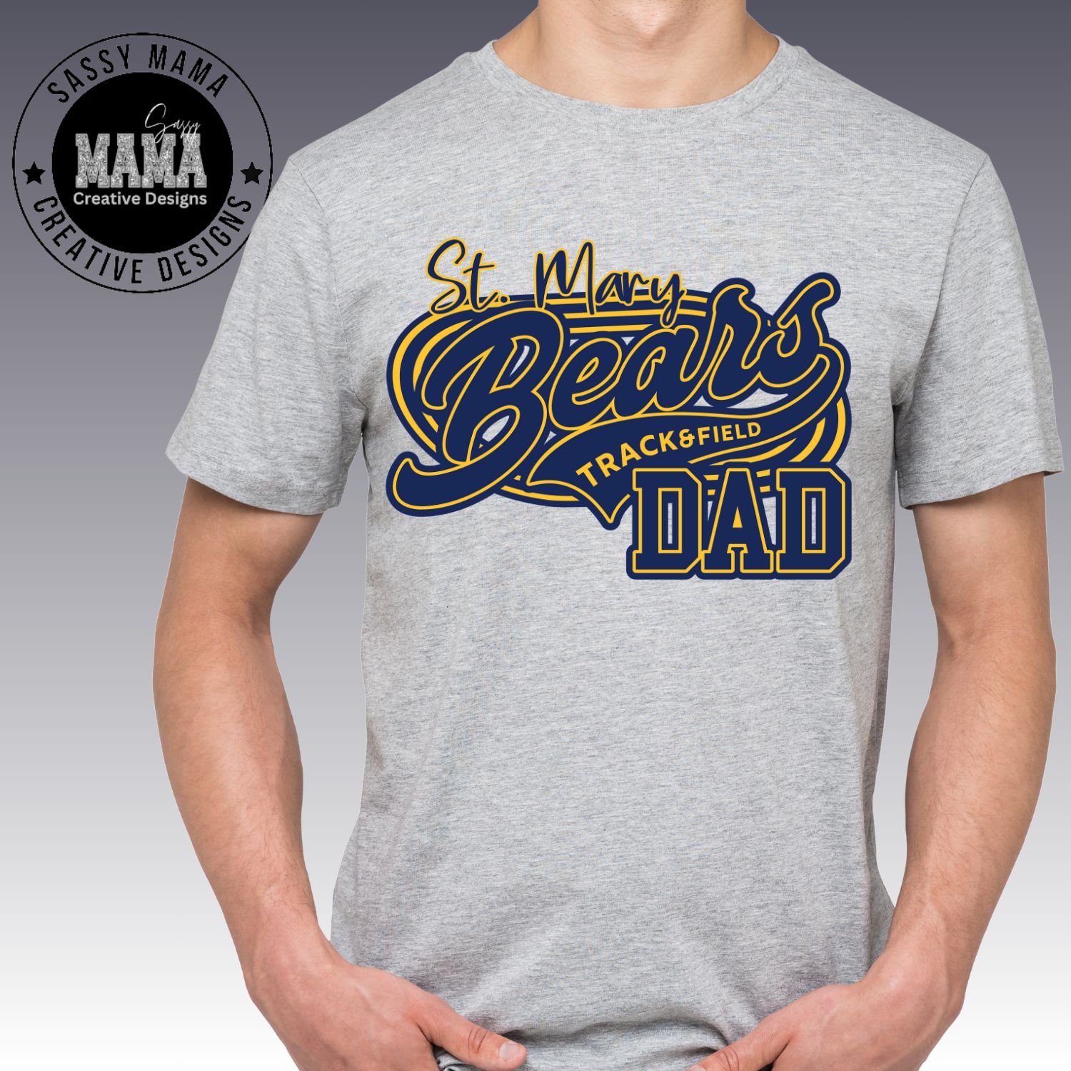 St. Mary Bears Track and Field Dad Shirt