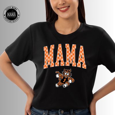 Massillon Tiger Track Mama Checkered Reto