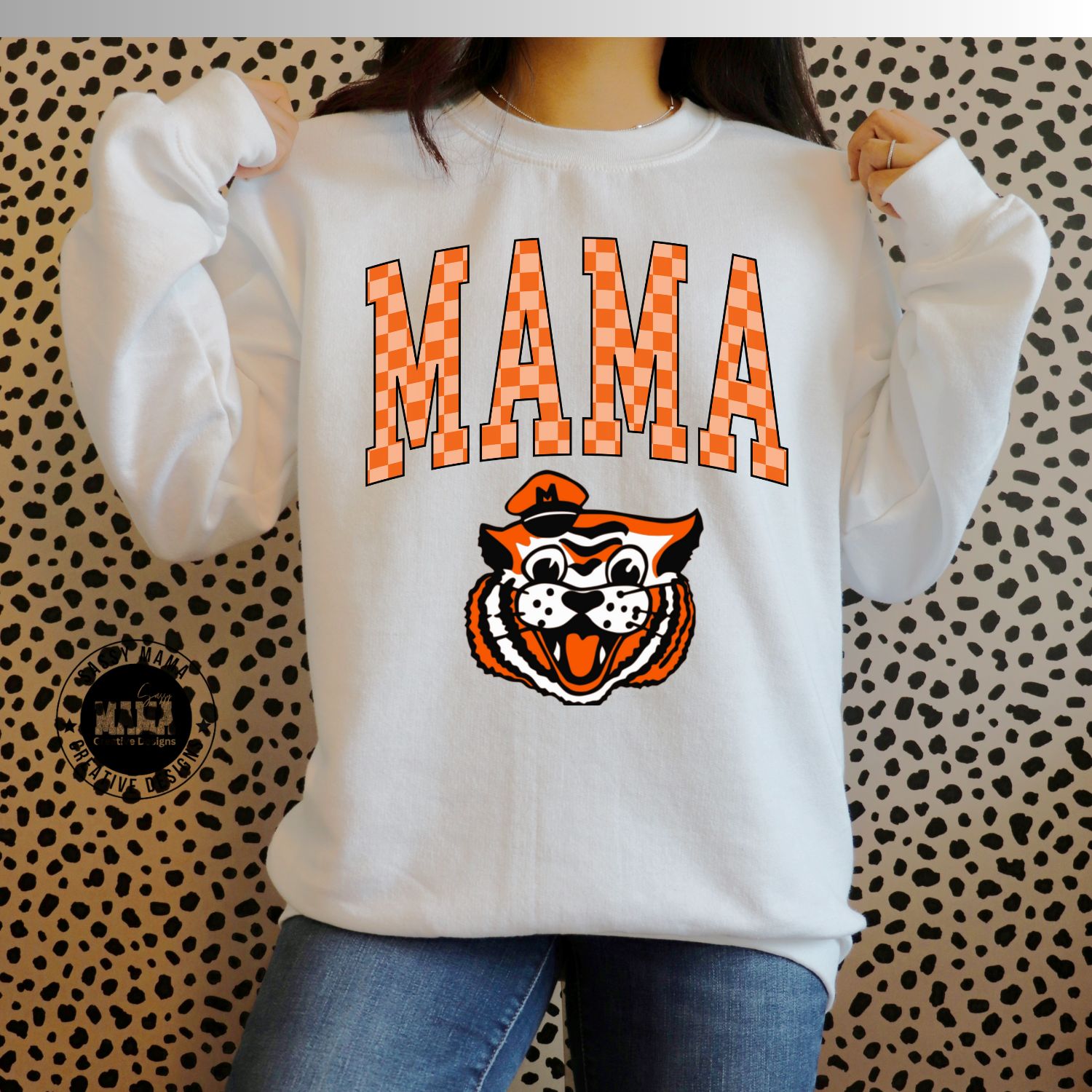 Massillon Tiger Swing Band Mama Checkered Print