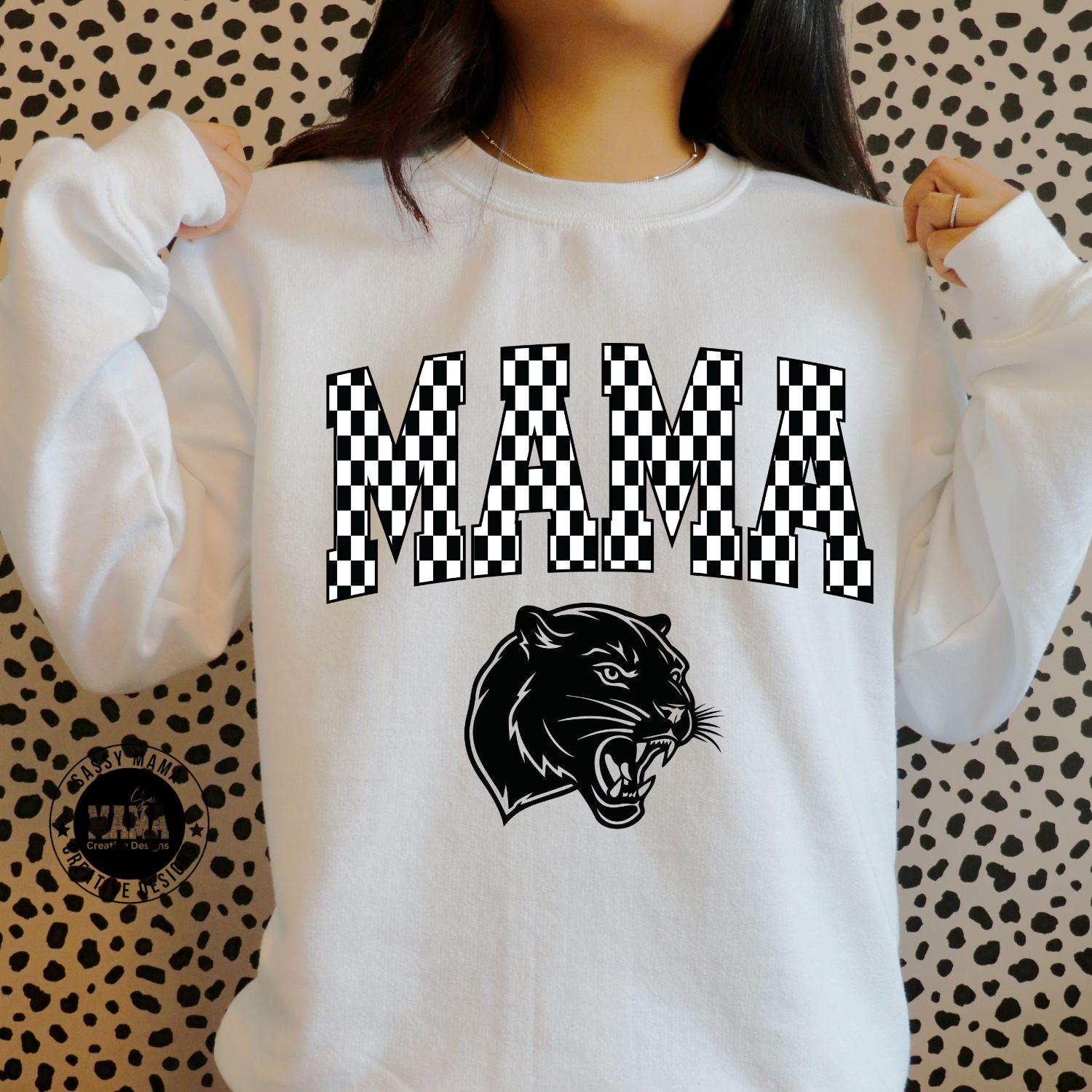 Perry Panther Mama Checkered Print