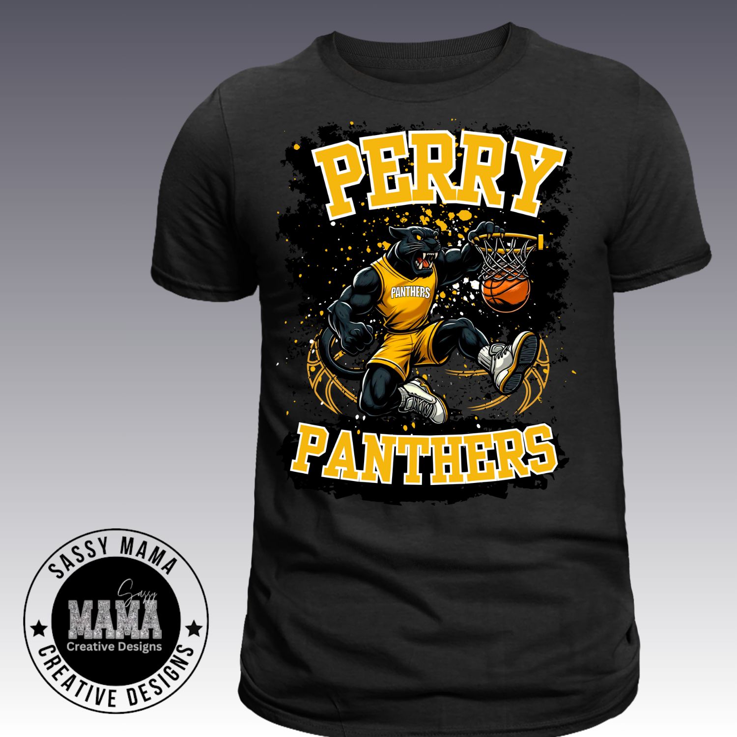 Perry Panther Basketball Hype Shirt