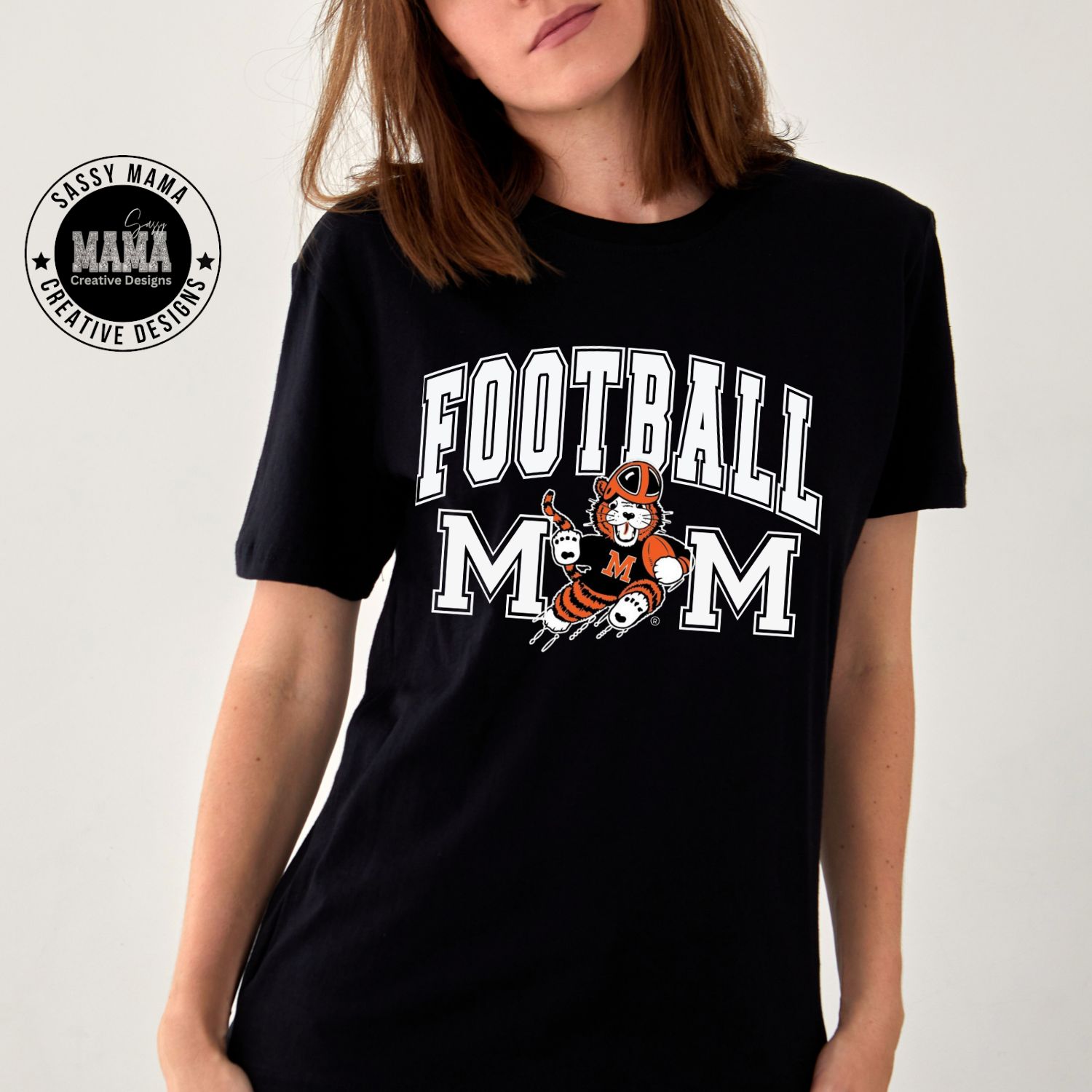 Tiger Football Mom Hype Shirt