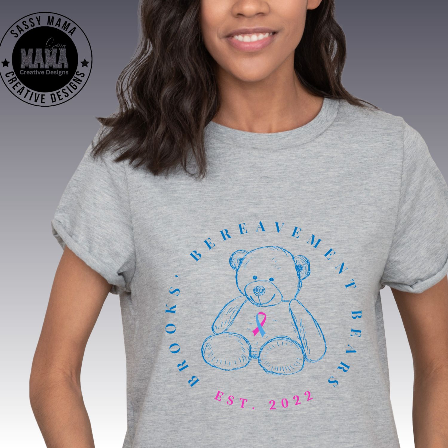 Brooks&#39; Bereavement Bears Logo Light Colors
