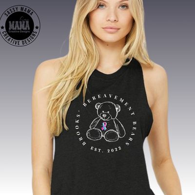 Brooks&#39; Bereavement Bears Logo Racerback Tank Tops