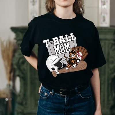 Tiger T-Ball Homeplate Mom and Dad Shirts