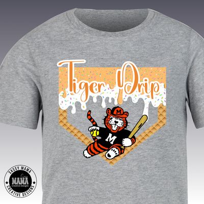 Massillon Tiger Softball Drip Shirt