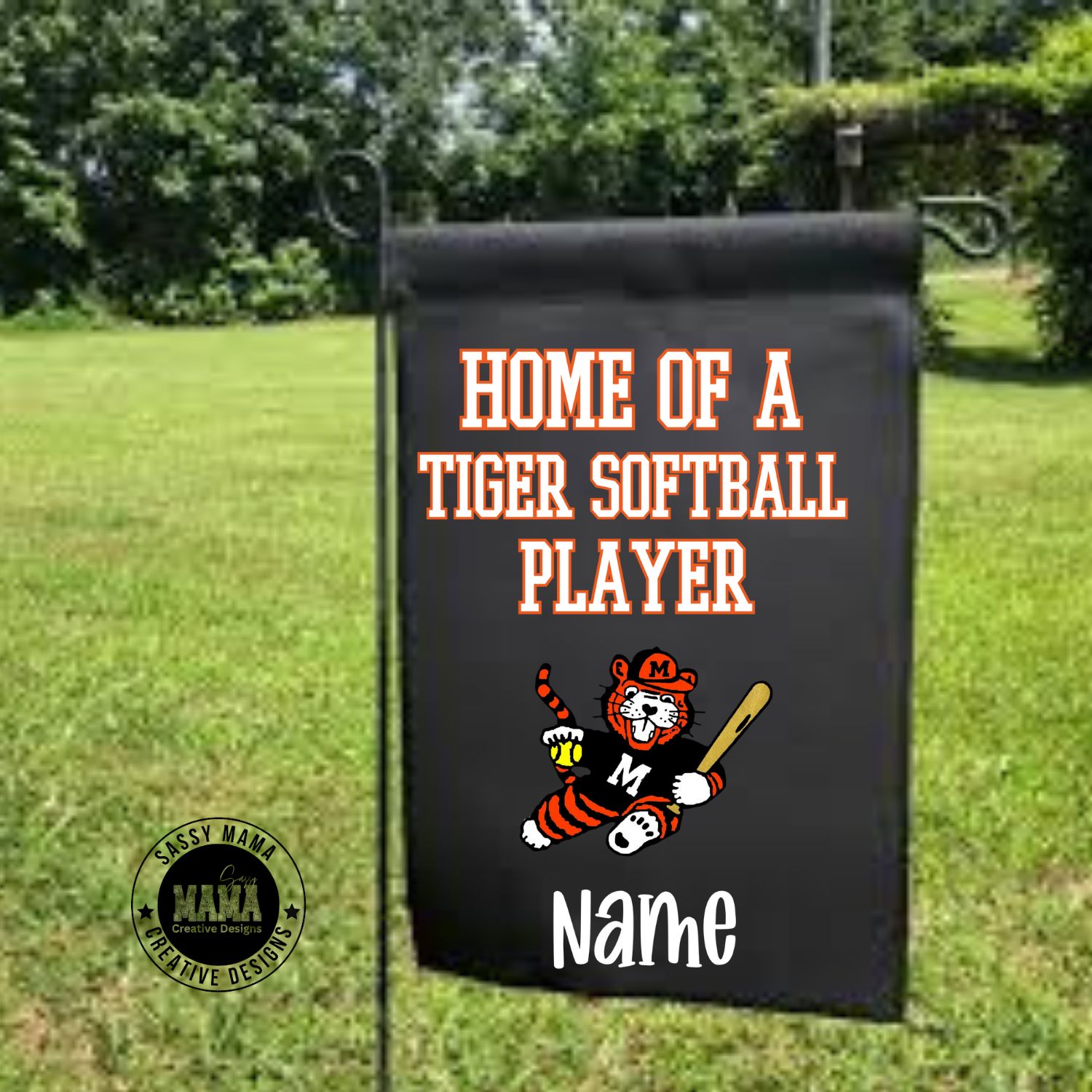 Massillon Tiger Softball Garden Flag