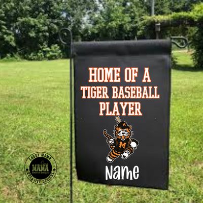 Massillon Tiger Baseball Garden Flag