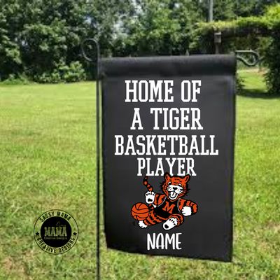 Massillon Tiger Basketball Garden Flag