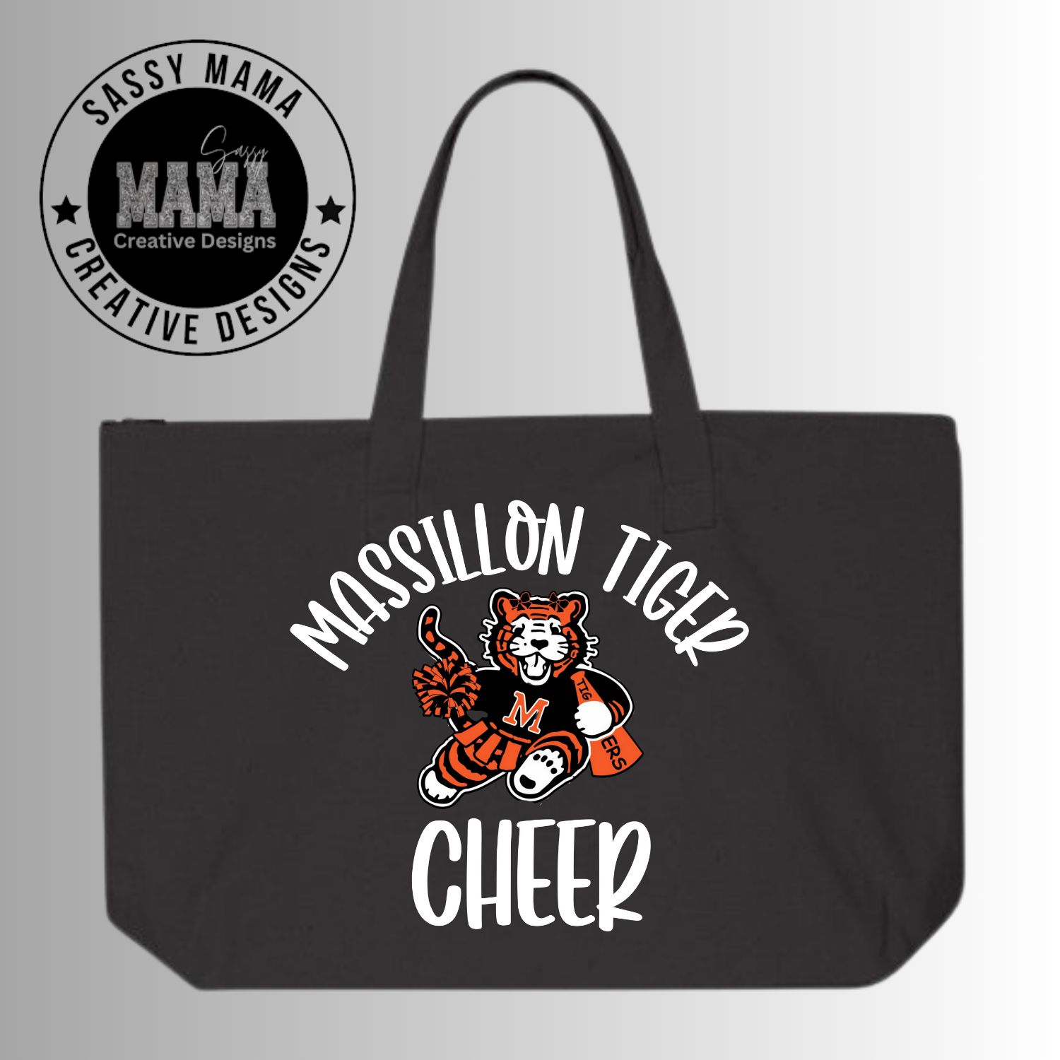 Massillon Tiger Cheer Tote Bag
