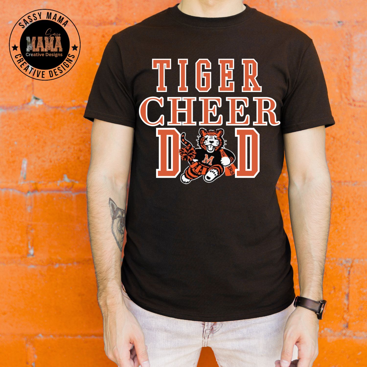 Tiger Cheer Dad Spirit Shirt