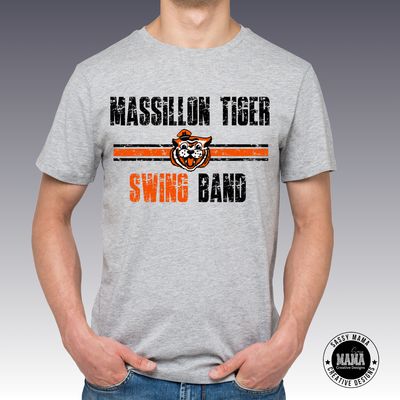 Massillon Tiger Swing Band Distressed Shirt