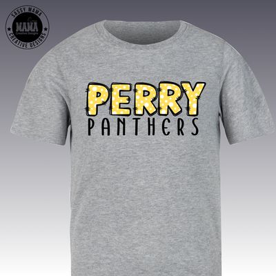 Whimsical Perry Panthers Shirt Adult and Youth