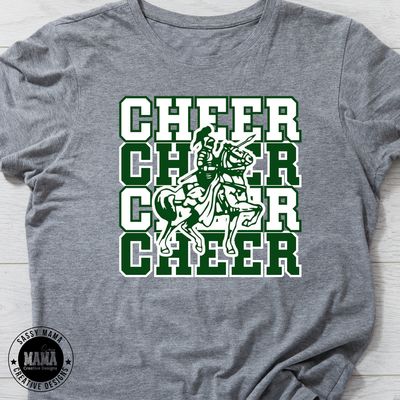 Green. White. Hype. Central Catholic Cheer Shirt
