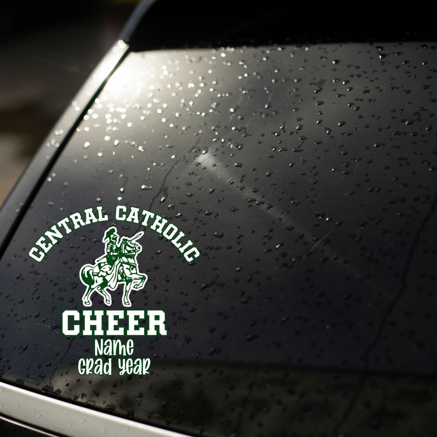 Central Catholic Cheer Window Decal