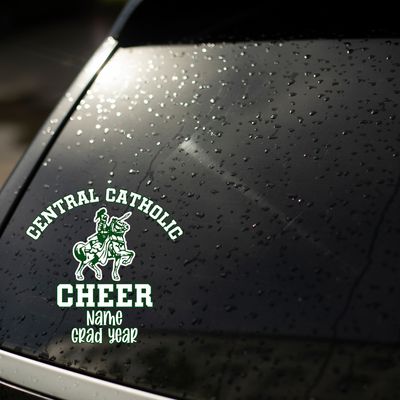 Central Catholic Cheer Window Decal