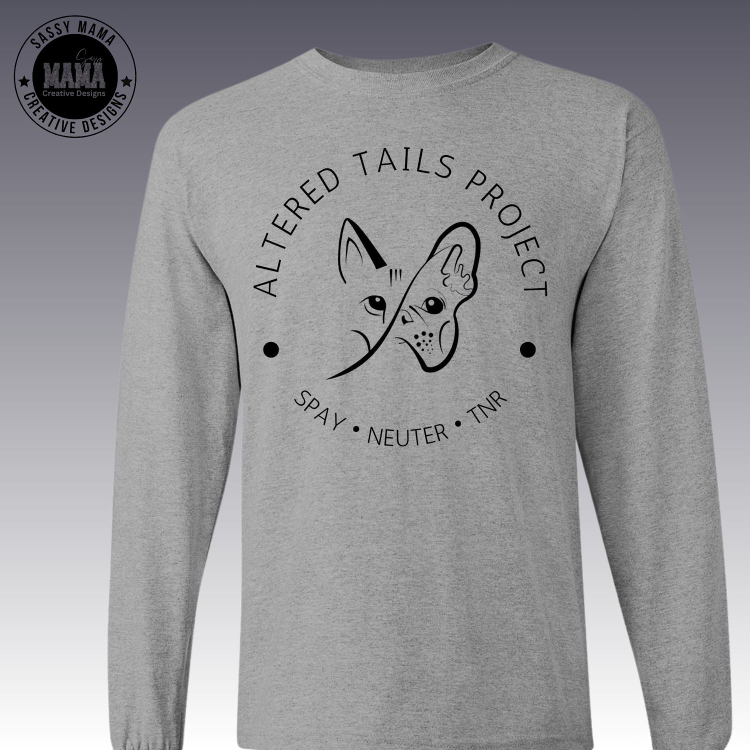 Altered Tails Project Logo Long Sleeve T-Shirt