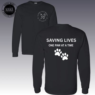 Altered Tails Project Saving Lives One Paw at A Time Long Sleeve Shirt