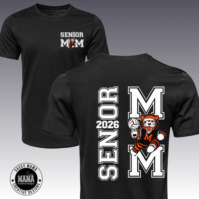 Massillon Tiger Volleyball SENIOR 2026 Mom/Dad Shirt