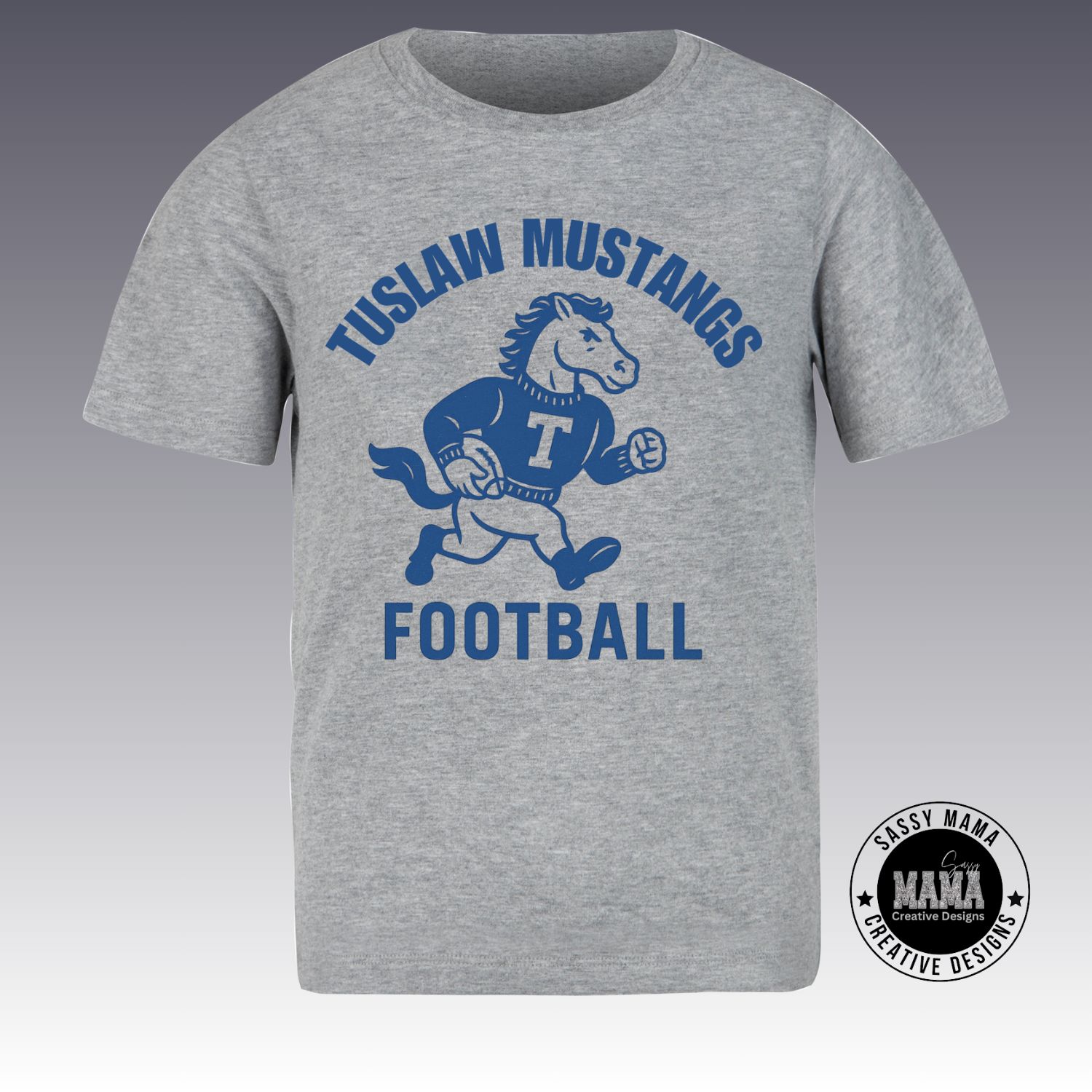 Tuslaw Mustang Retro Football Shirt