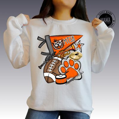 Massillon Tiger Swing Band Pennant Shirt