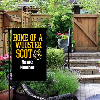 Wooster Scots Personalized Garden Flag