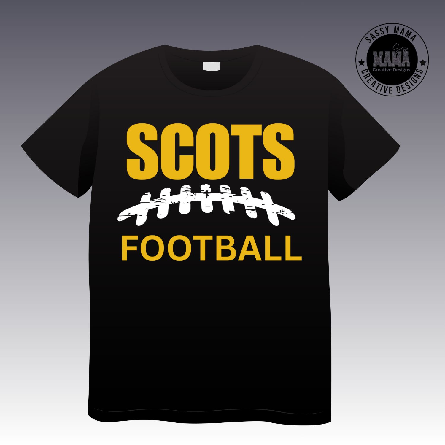 Scots Football Distressed