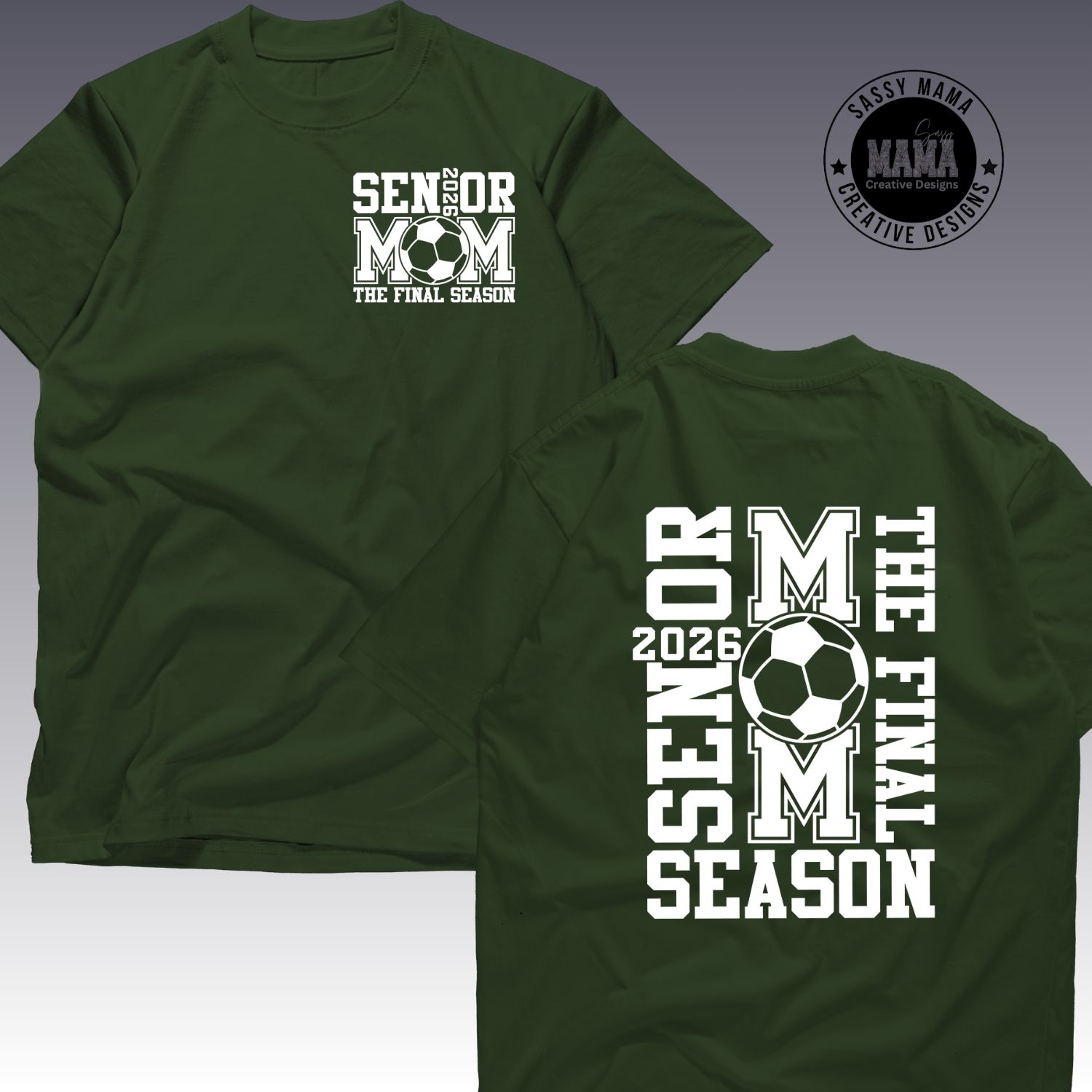 Crusader Senior Mom 2026 Soccer Shirt