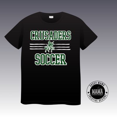 Crusader Soccer Spirit Shirt Adult and Youth