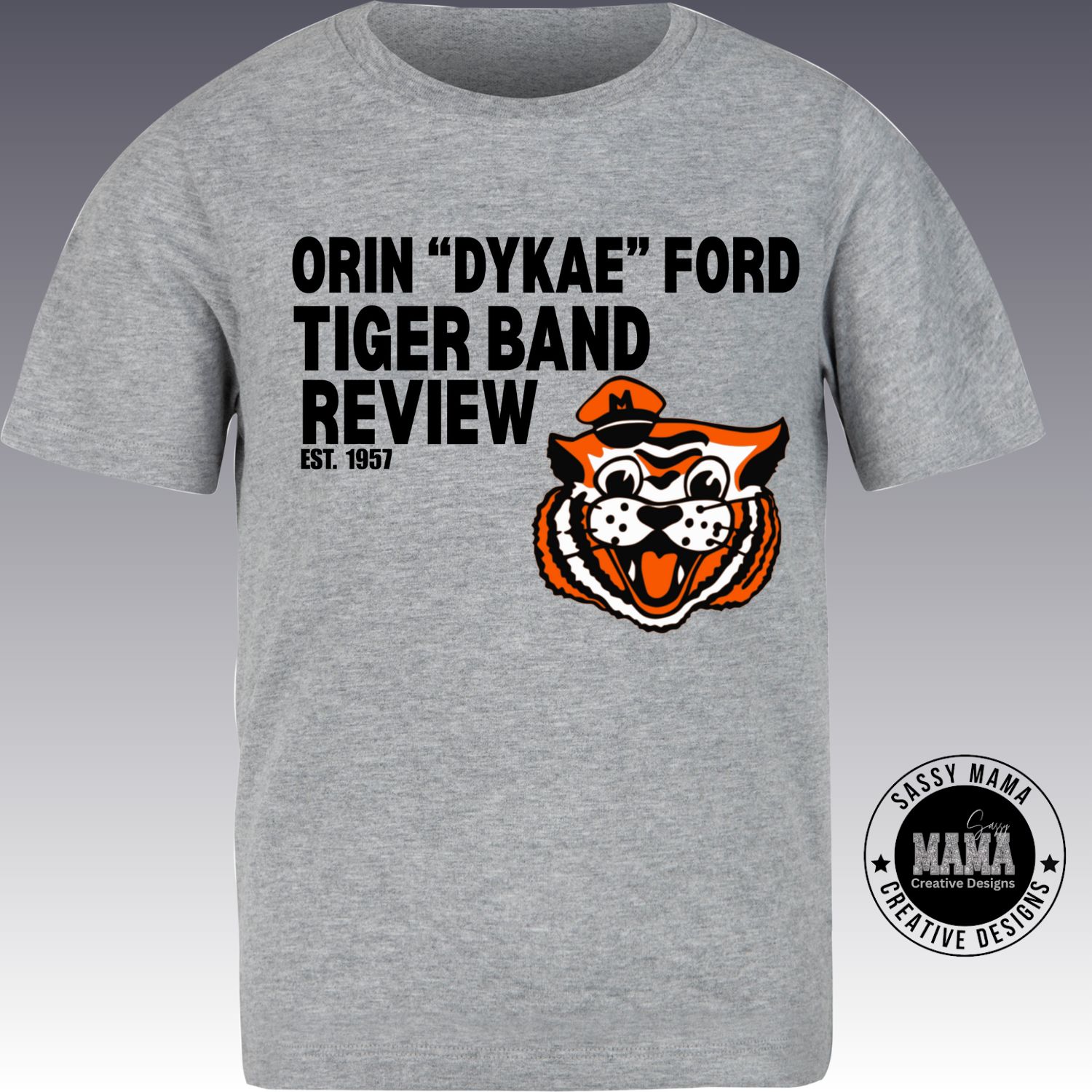 ORIN &quot;DYKAE&quot; FORD TIGER BAND REVIEW T-SHIRT- ORDERS END SEPTEMBER 12th