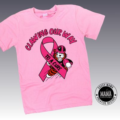 Clawing Our Way to A Cure Tiger Shirt