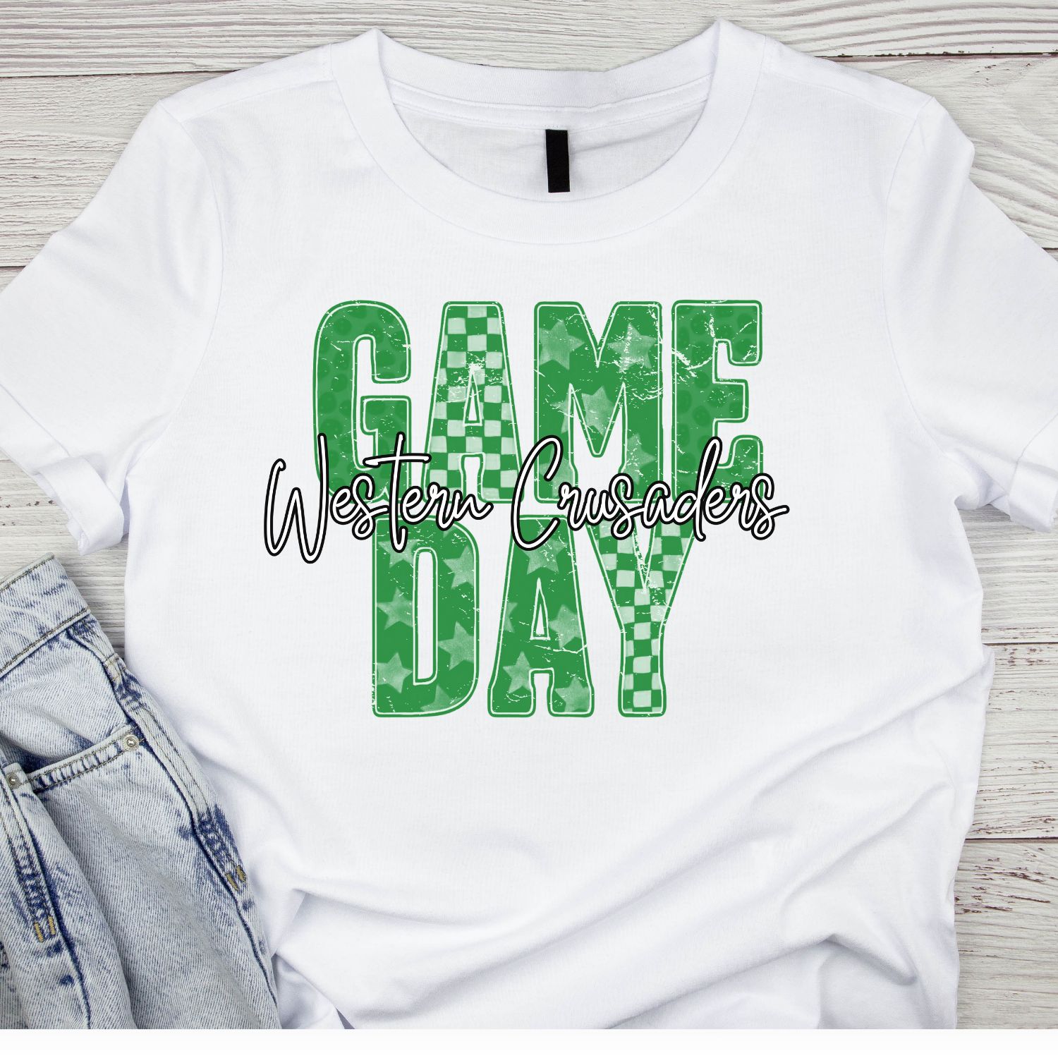 GAME DAY Doodle Western Crusaders