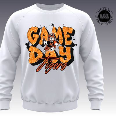 Game Day Tiger Prowl Shirt Faux Glitter