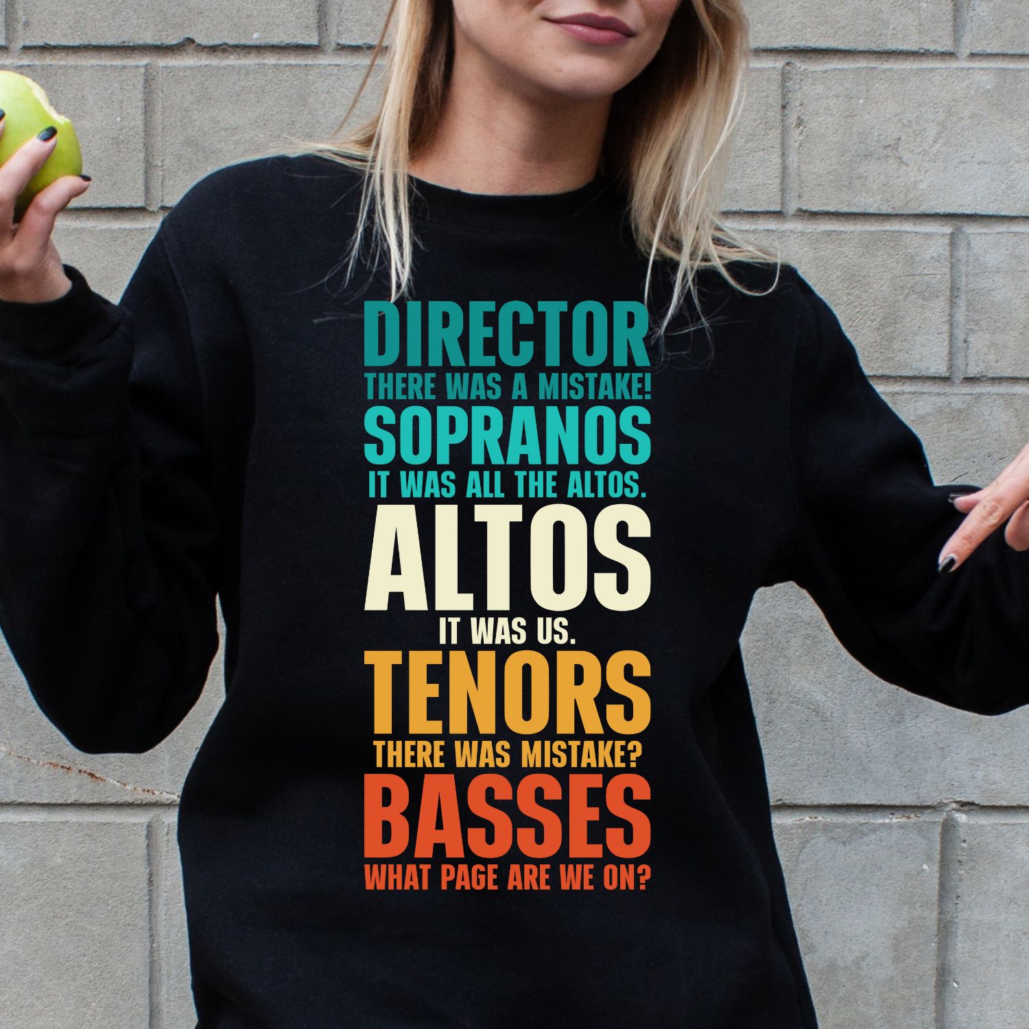 Fun Choir Section Shirt
