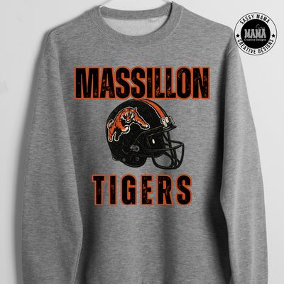 Massillon Tiger Helmet Throwback Edition