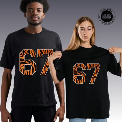 6/7 Tiger Print Shirt