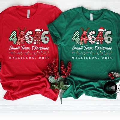 Massillon 44646 Christmas Zip Code Shirts