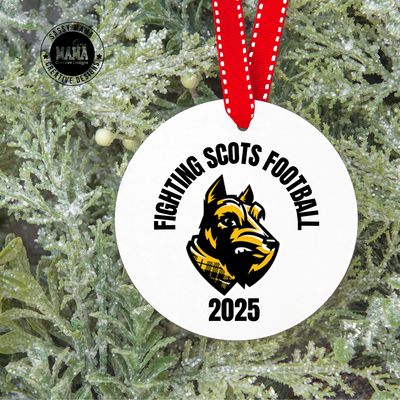 Fighting Scots Football 2025 Ornament