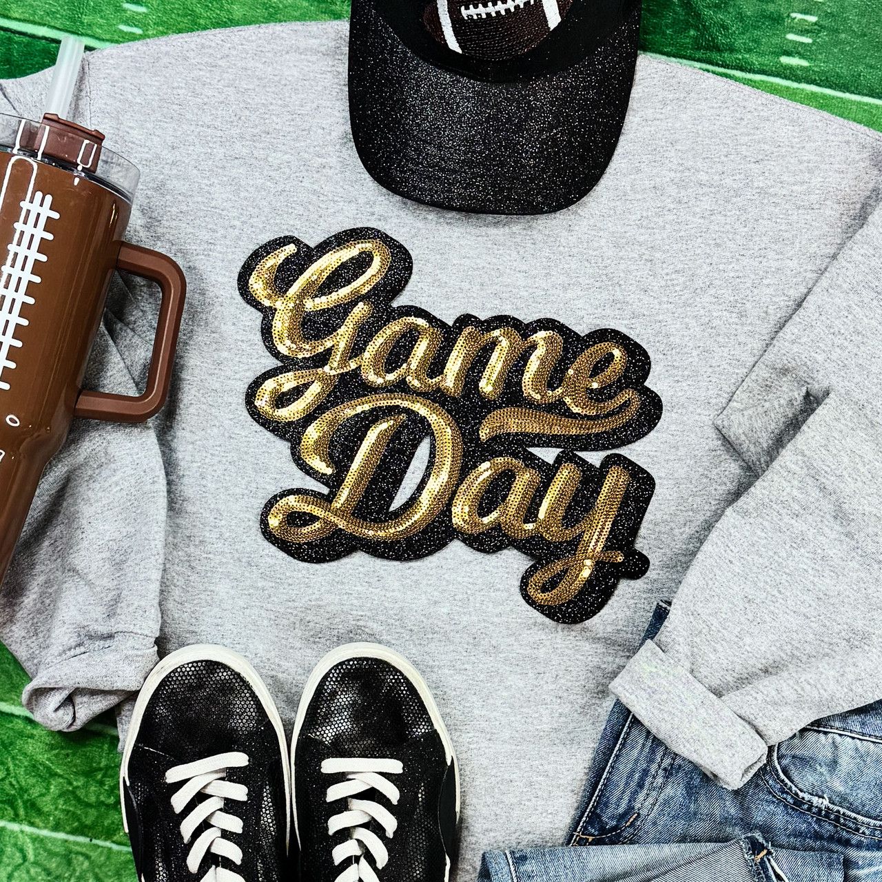 Sequins Game Day Sweatshirt