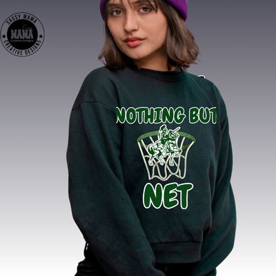 Central Catholic Crusader Basketball Nothing But Net Shirt