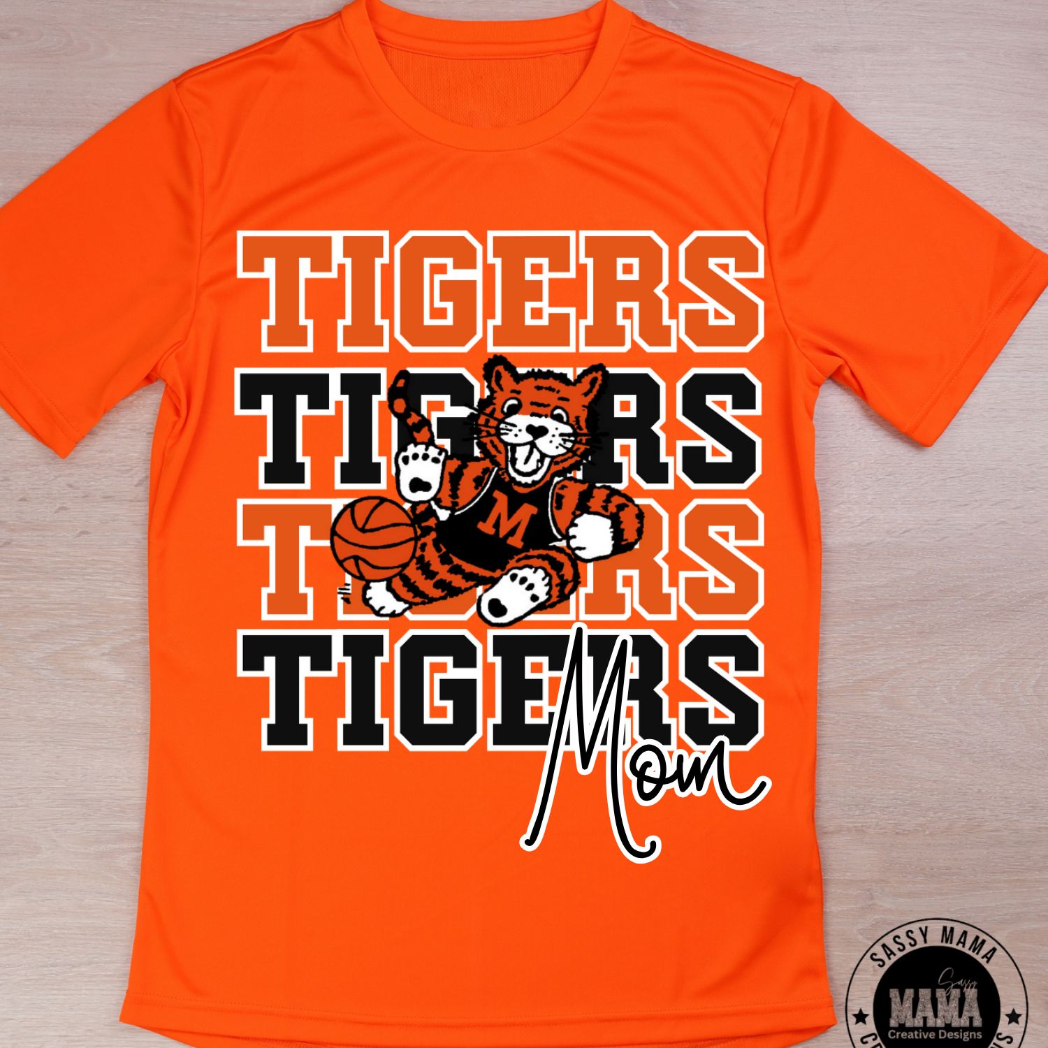 Tiger Basketball Family Shirts (Grandma/Grandpa, Mom/Dad, Aunt/Uncle, Brother/Sister)