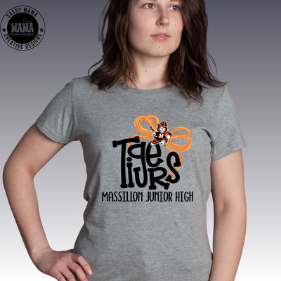 Massillon Junior High Tigers Bow Shirt