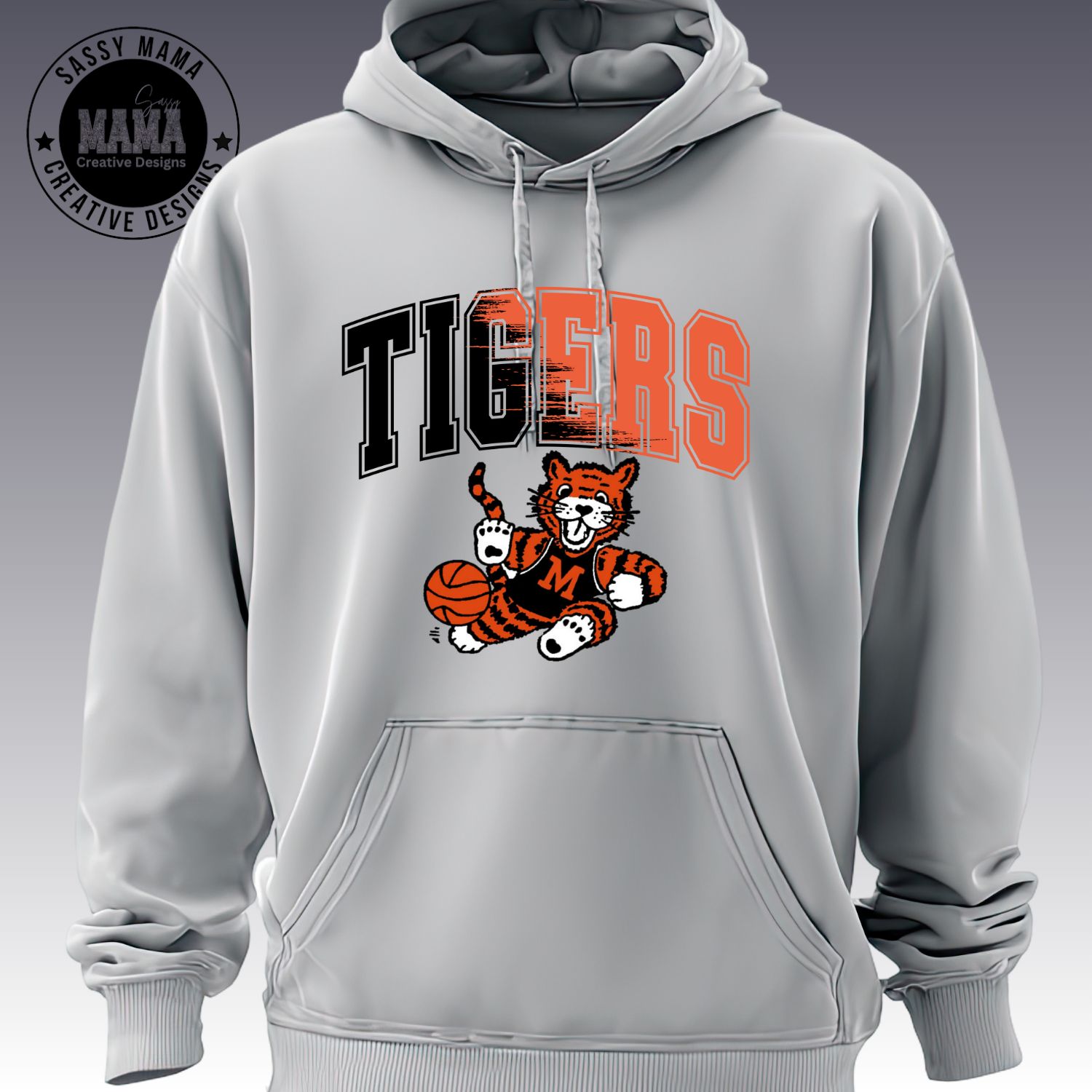 Massillon Tiger Basketball Color Blend